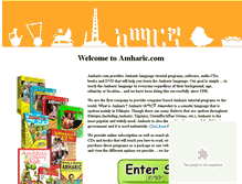 Tablet Screenshot of amharic.com
